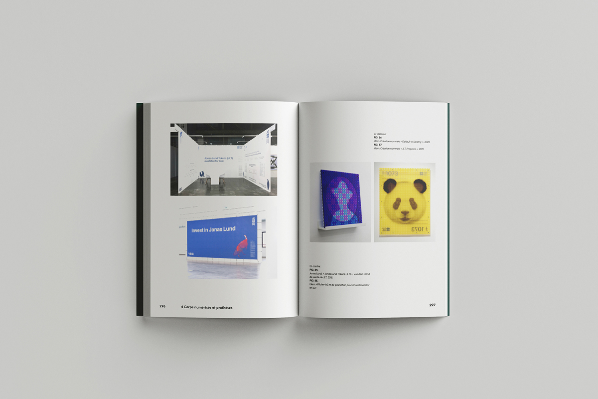 double page d'images du travail de jonas lund