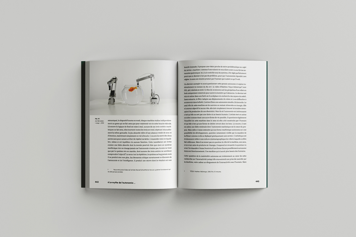double page sur le travail de Jan bernstein