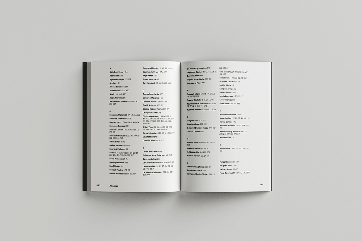 double page d'index de la thèse